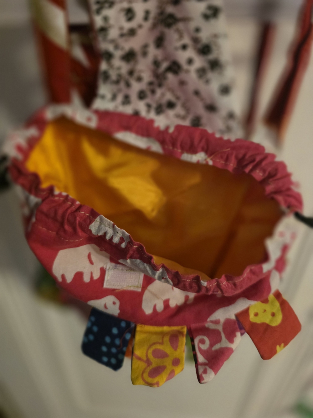 Colorful Patchwork Kids Backpack - Multicolor - Picture 3 of 3